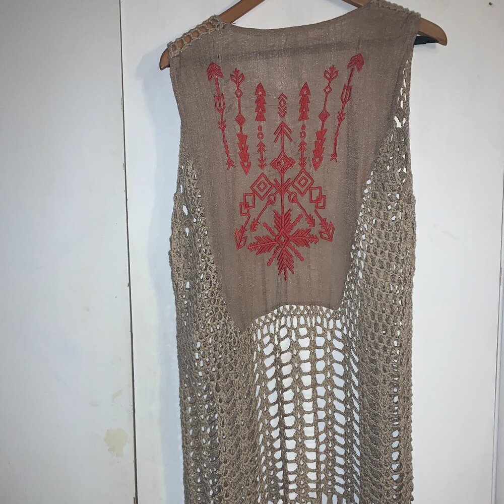 Do Everything In Love Crochet Vest